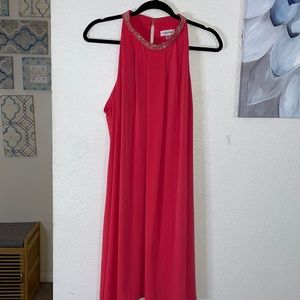 Coral colored Calvin Klien Dress